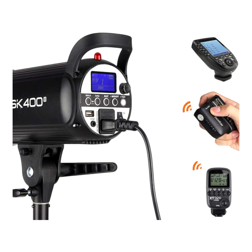 Godox SK400 II W/S 3'lü Stüdyo Paraflaş SoftBox Kit (400 Watt)