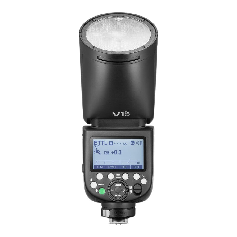 Godox V1 Pro Canon Uyumlu Yuvarlak Kafa Tepe Flaşı