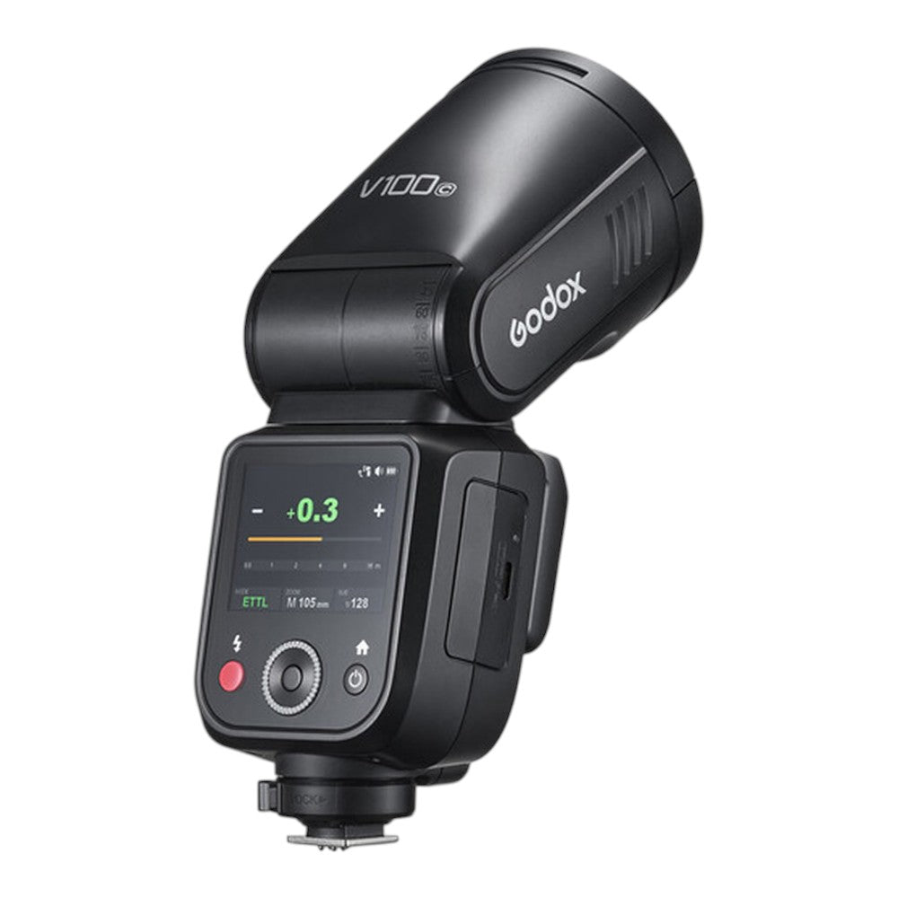 Godox V100 Canon Uyumlu Yuvarlak Tepe Flaşı