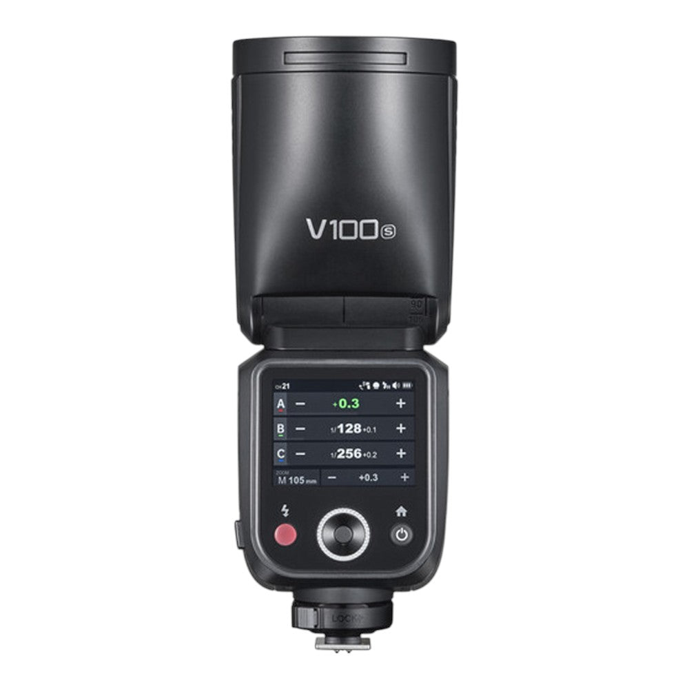 Godox V100 Sony Uyumlu Yuvarlak Tepe Flaşı
