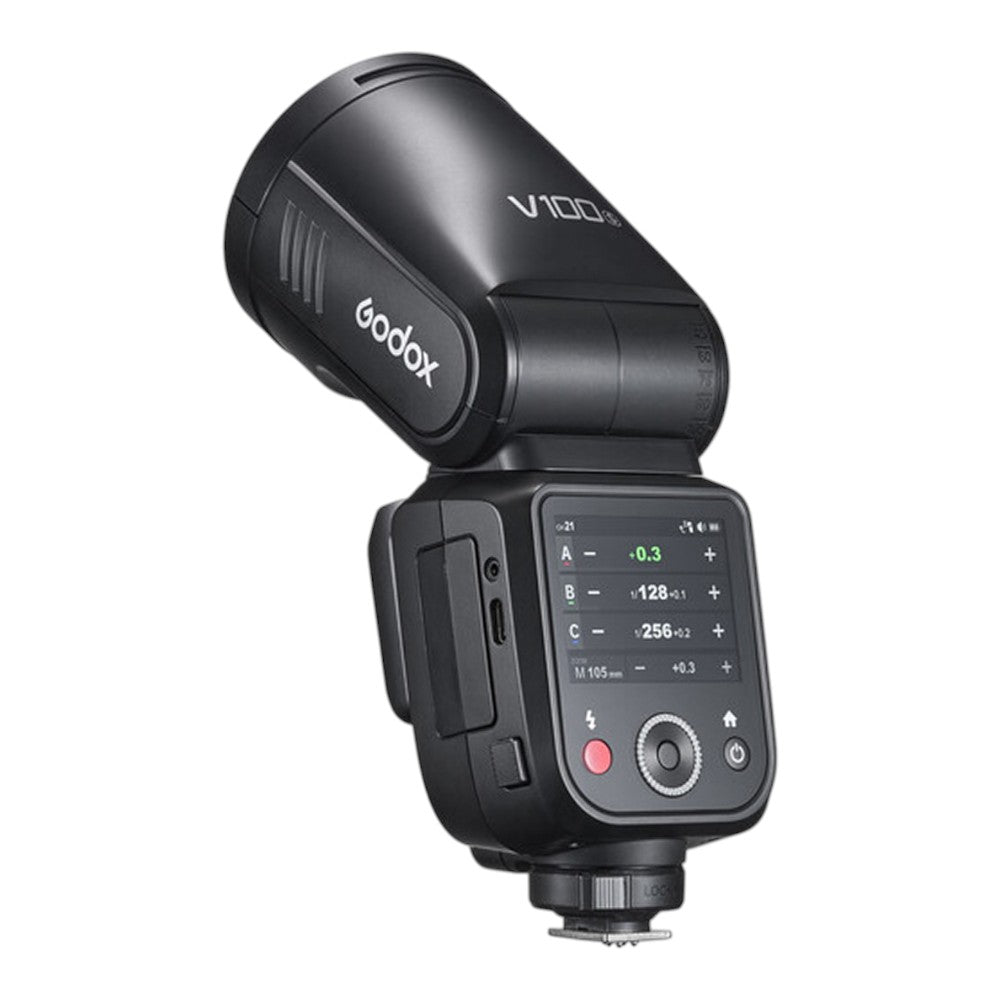 Godox V100 Sony Uyumlu Yuvarlak Tepe Flaşı