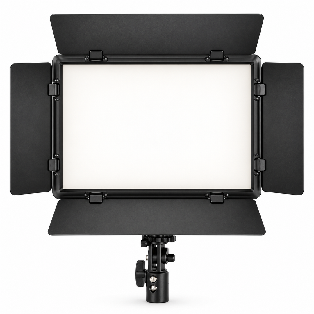 GDX PL700C II 35W 4 Kanat İkili Barndoorlu Bi-Color LED Video Paneli (2700K-6500K, 720 LED, 8 FX Efekt