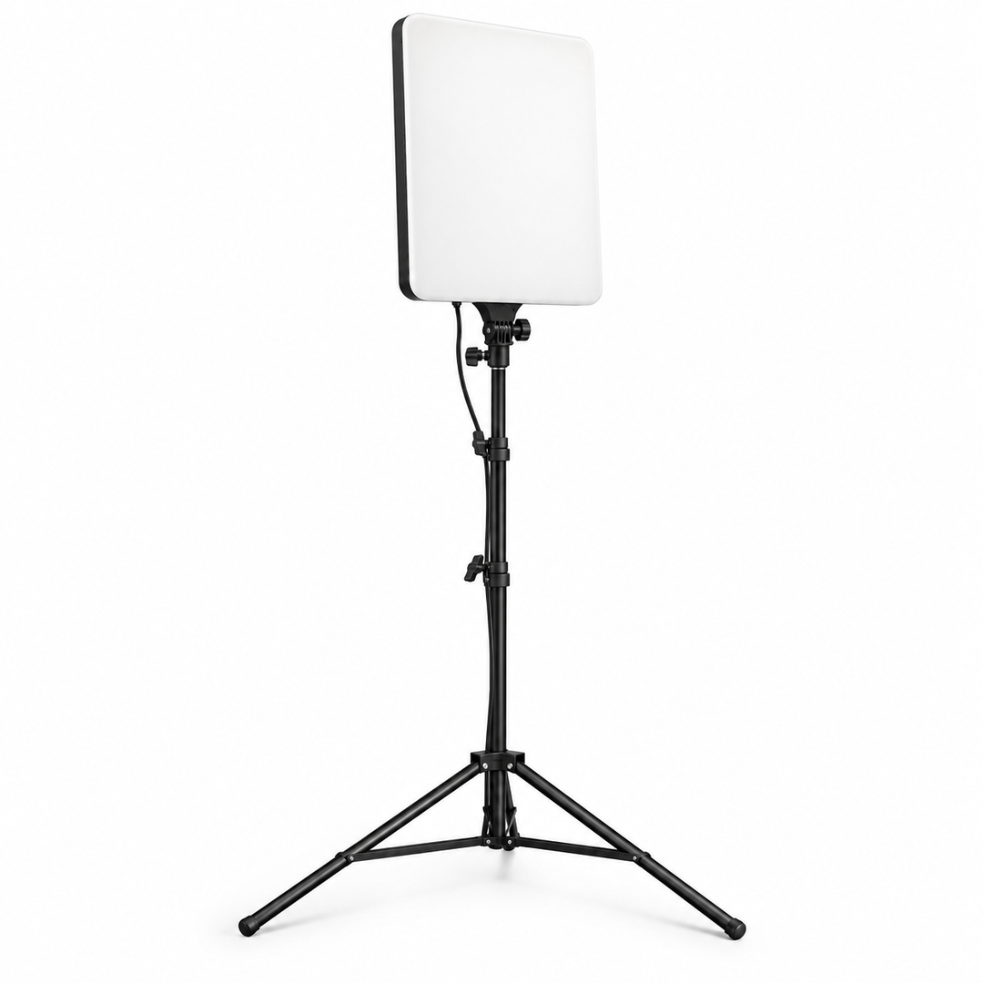GDX P300TS 100C II BiColor 100W LED Panel & Kalın Işık Ayağı Tekli Stüdyo Seti