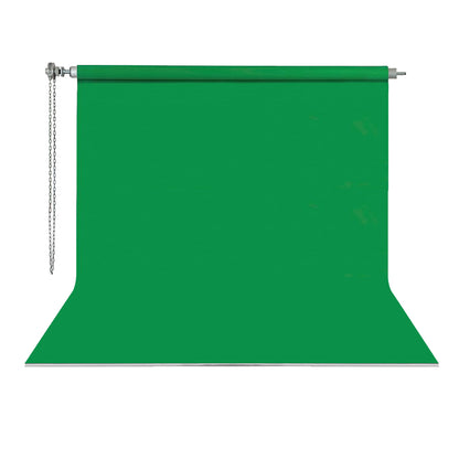 GDX Mekanizmalı Sonsuz Yeşil Fon Perde Sistemi 2.70x5.80m Boru Zincir Makara Seti (Green Screen)