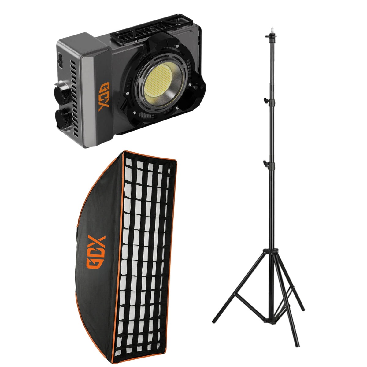 GDX ML-200C II Tekli 200W Taşınabilir Bi-Color COB LED Video Işığı