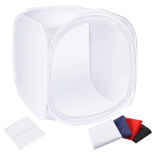 GDX 120x120 cm Soft Ürün Çekim Çadırı 4 Renk Fonlu Devasa Işık Çadırı Fotoğraf Stüdyosu