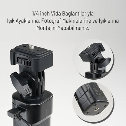Gdx 20800mAh Schnellladung Outdoor Shooting 100W Ausgang Tragbarer Handheld Powerbank Stativakku
