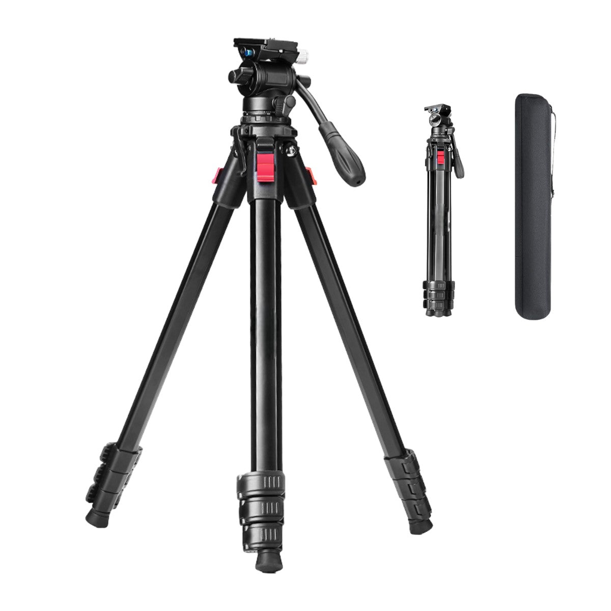 GDX 264 Profesyonel Yatay Dikey Hareketli Üstten Çekim Tripod 174