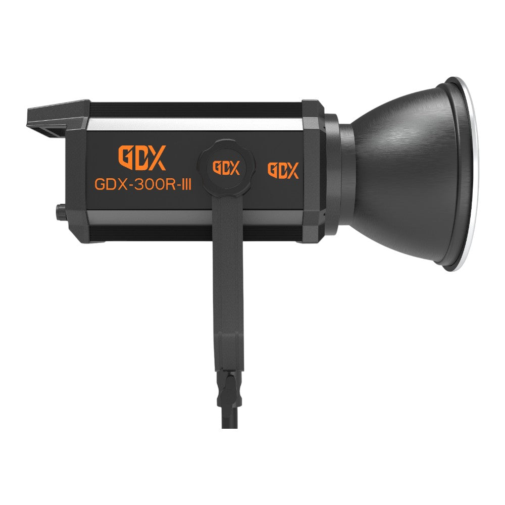 GDX 300 RGB III RGB COB LED Video Işığı 300W 36000+ Renk Seçeneği 2700-6500K Bi-Color Sessiz Mod Stüdyo Işığı