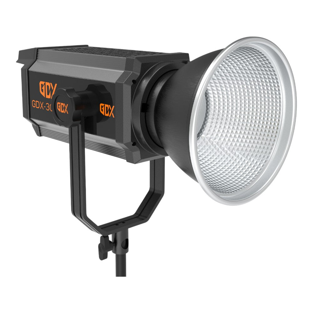 GDX 300 RGB III RGB COB LED Video Işığı 300W 36000+ Renk Seçeneği 2700-6500K Bi-Color Sessiz Mod Stüdyo Işığı