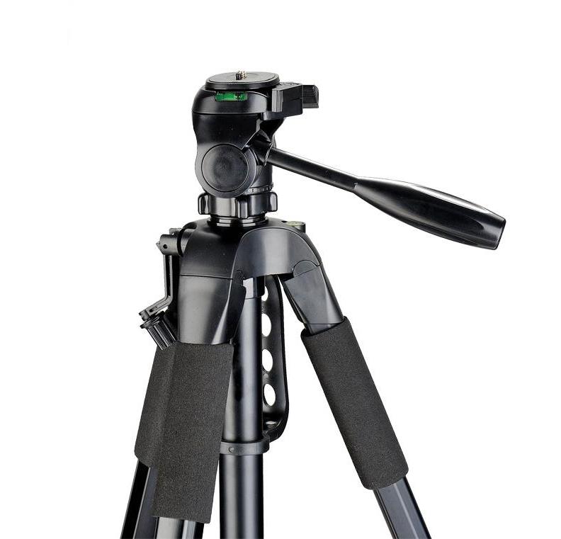GDX 682AN Profesyonel Kamera Tripod 180 cm 5kg Taşıma Kapasiteli Asansörlü Tripod 3 Yönlü Kafa Kamera Ayağı