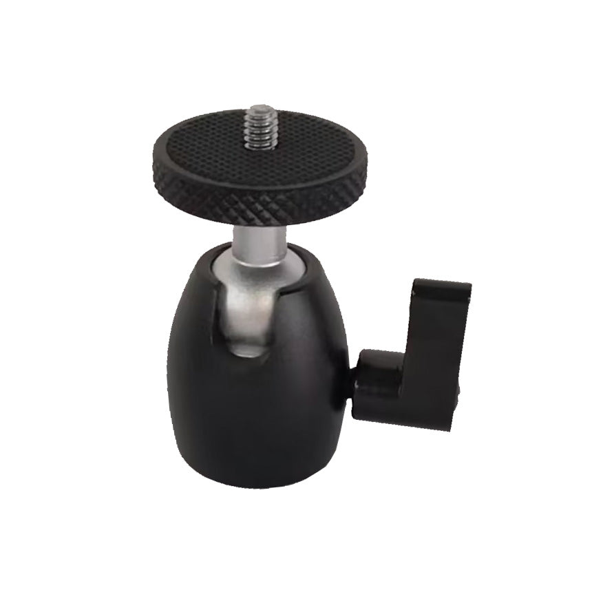 GDX BALL-03 Tripod Top Kafa 360 Derece Ball Head 1/4" Metal Kamera ve Işık Sabitleyici