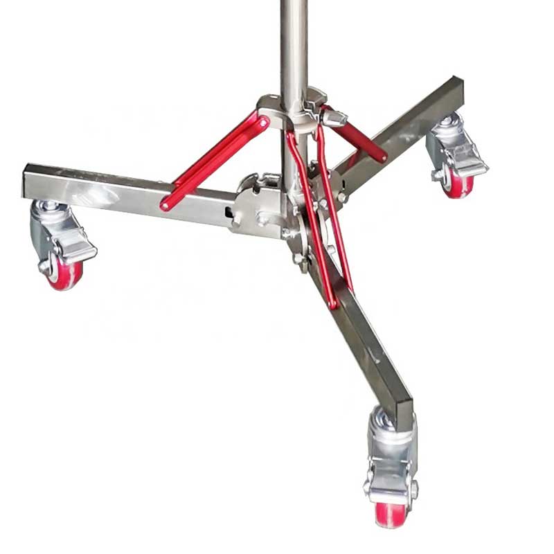 GDX BS-300 Plus Tekerlekli Boom Stand Deve Boynu 40kg Taşıma Kapasiteli Ağır Hizmet