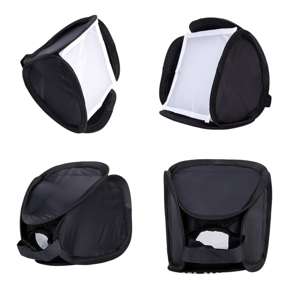 GDX BW23 Tepe Flaş Softbox 23 cm Katlanabilir Taşınabilir Işık Yumuşatıcı Difüzör