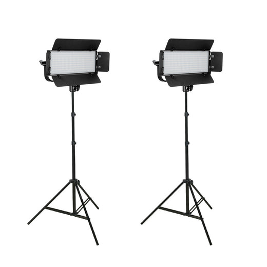 GDX CF-300C BiColor Mobil LED Video Işığı 2’li Set 60W 3200-5600K 6000LM Panel LED Işık Seti