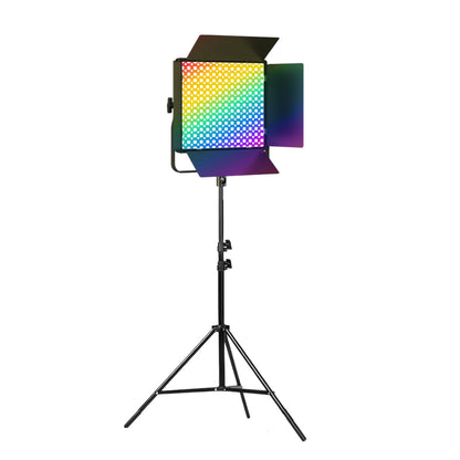 GDX CF-900R RGB LED Video Işığı Tekli Seti 14 Efektli 45W+35W 260cm Ayaklı Set