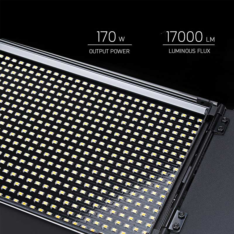 GDX CF-LED 1700W 2'li LED Işık Seti 300W BiColor CRI 95+ 3200K-5600K Profesyonel Stüdyo Seti