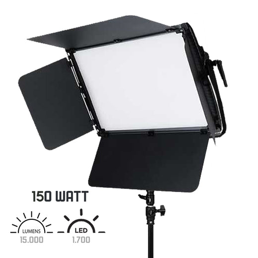 GDX CF-LED 1700W 150W BiColor CRI 95+ LED Video Işığı 1700 LED'li Çift V-Mount Uyumlu Stüdyo Panel LED