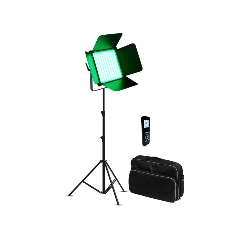 GDX CF-LED 600R Profesyonel RGB LED Video Işığı 60W Bi-Color ve Tam Renk Işık Ayaklı Çantalı Set