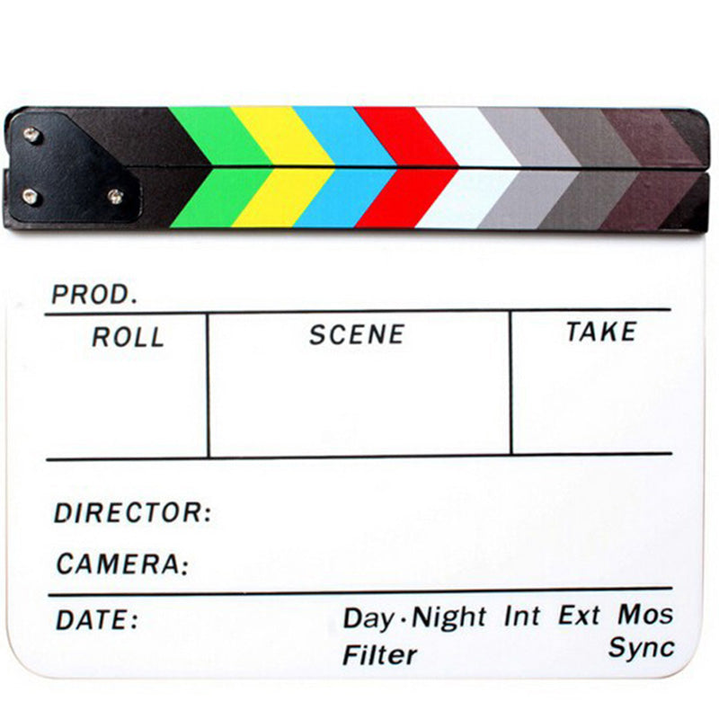 GDX CLP-01 Film Klaketi Profesyonel Sahne ve Plan Takip Aparatı Clapperboard