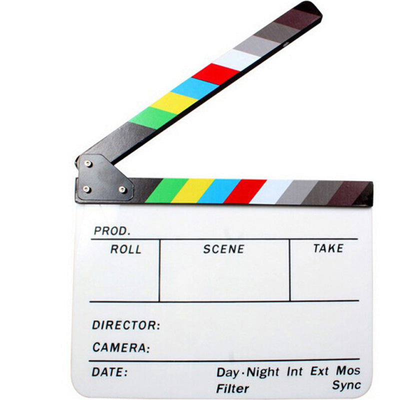 GDX CLP-01 Film Klaketi Profesyonel Sahne ve Plan Takip Aparatı Clapperboard