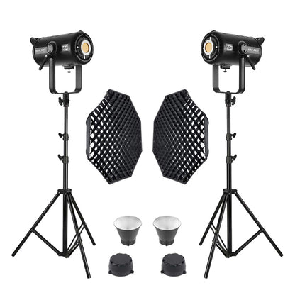 GDX EXC-220C-II 2'li Full Set (Gridli 95cm Octagon + 260 cm Kalın Işık Ayağı)