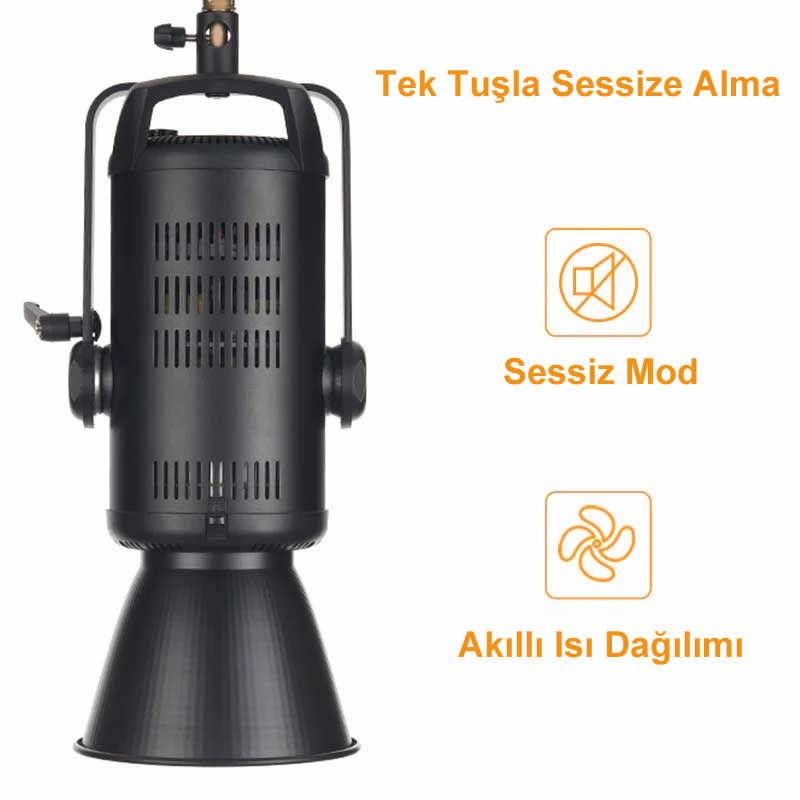 GDX EXC-220C-II 230W Bi-Color LED Video Işığı CRI 97+ Profesyonel Stüdyo Sürekli Işık