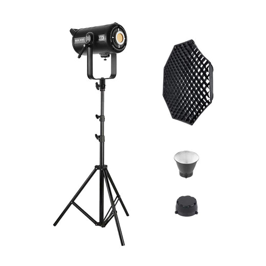 GDX EXC-220C-II Bi-Color LED Video Işığı 230W 95cm Gridli Octagon Softbox Full Set