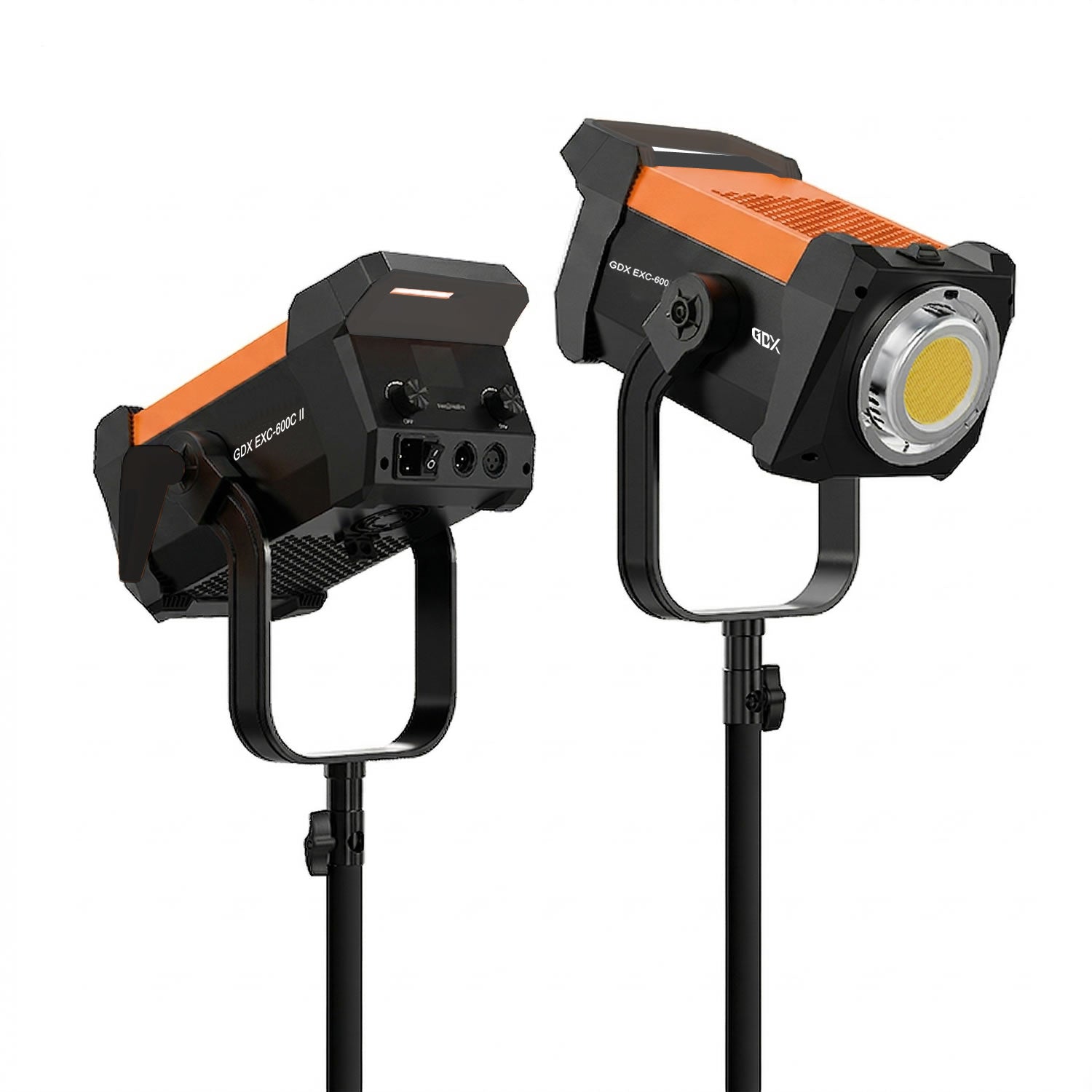 GDX EXC-600C II 650W Bi-Color LED Fotoğraf ve Video Işığı 2700K-6500K DMX Kontrollü Bowens Mount Sürekli Işık