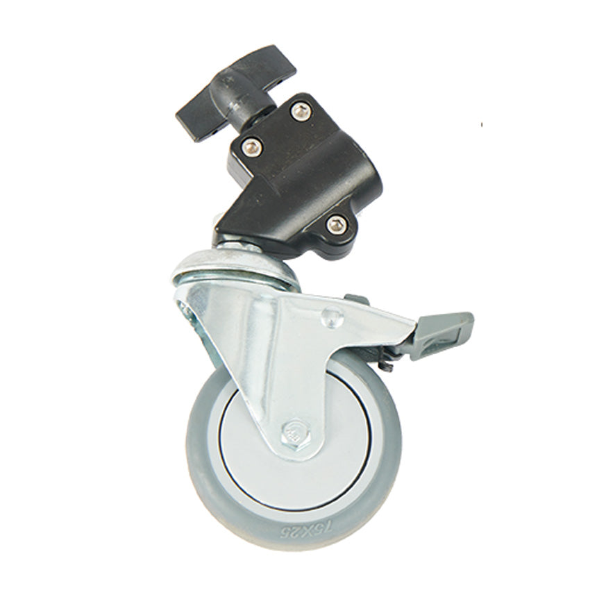 GDX F291 Işık Ayağı ve Tripod Teker Seti 3’lü Frenli Sessiz Kauçuk Tekerlek