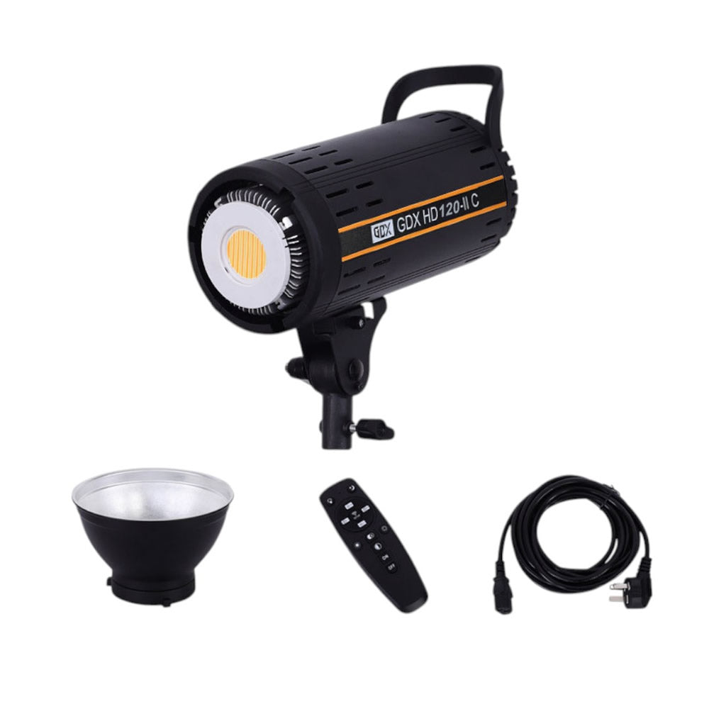 GDX 120W BiColor LED Video Işığı HD-120II C Ayarlanabilir Renk Sıcaklığı Sürekli Işık