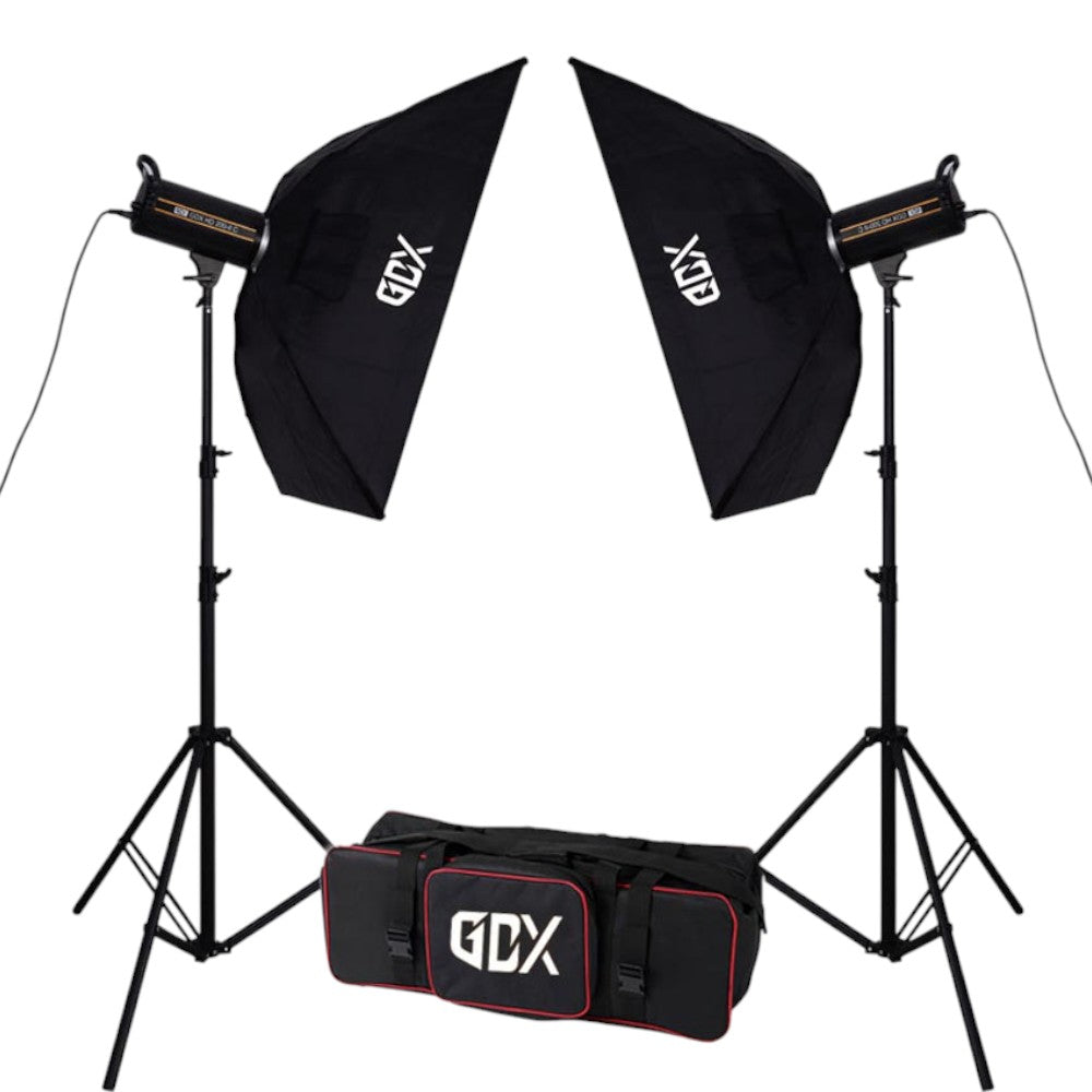 Gdx HD-300II C BiColor 2'li Işık Seti 300W Video Led Işığı
