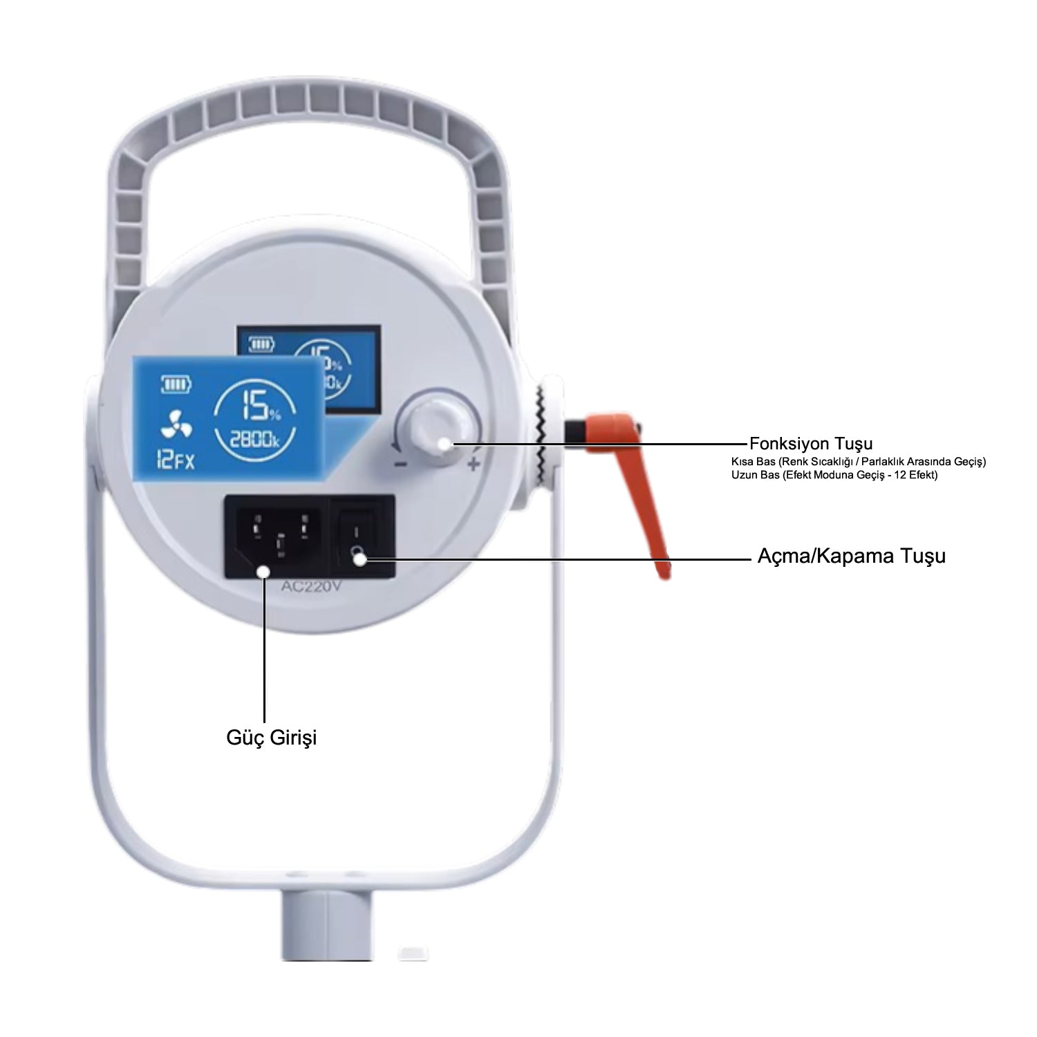 GDX HD-300III C 300W LED 32.000 Lümen Bi-Color Işık