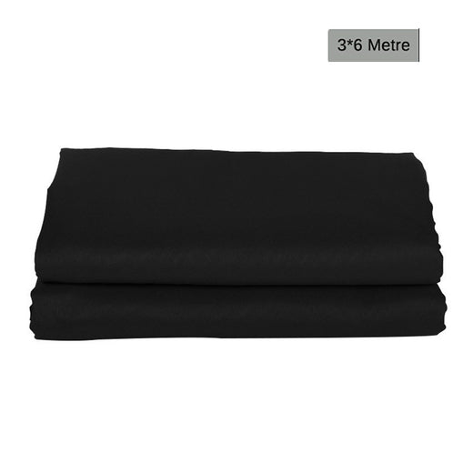 GDX Siyah Fon Perde 3x6 Metre Yıkanabilir Mat Kumaş Dev Boy Video ve Fotoğraf Fonu
