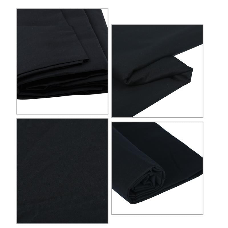 GDX Siyah Fon Perde 3x6 Metre Yıkanabilir Mat Kumaş Dev Boy Video ve Fotoğraf Fonu