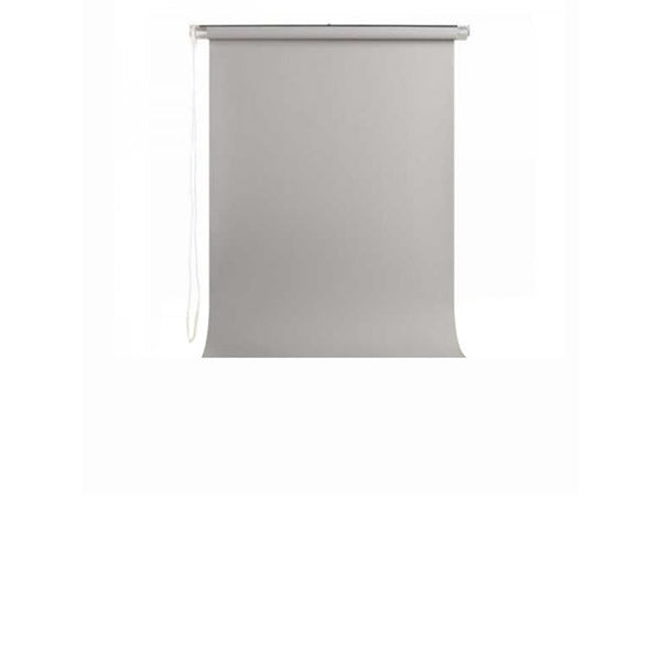 GDX Kumaş Gri Fon Perde 65x120 cm, Boru, Makara, Zincir