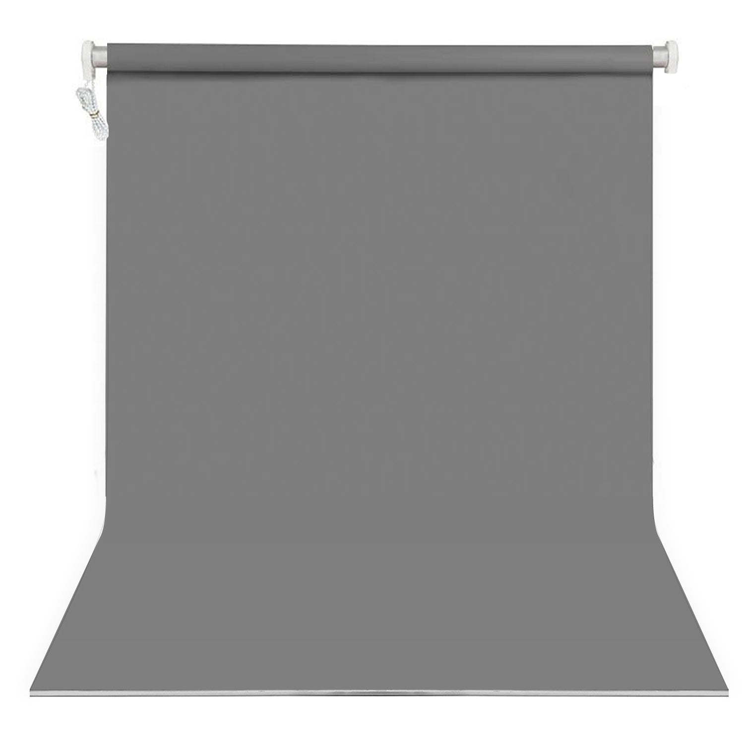 GDX Mekanizmalı Sonsuz Gri Fon Perde Sistemi 2.70x5.80m Boru Zincir Makara Seti