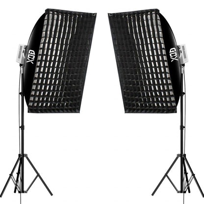 Gdx ML230W Bicolor Video ve Fotoğraf 60x90 Gridli Softbox İkili Sürekli Işık Seti