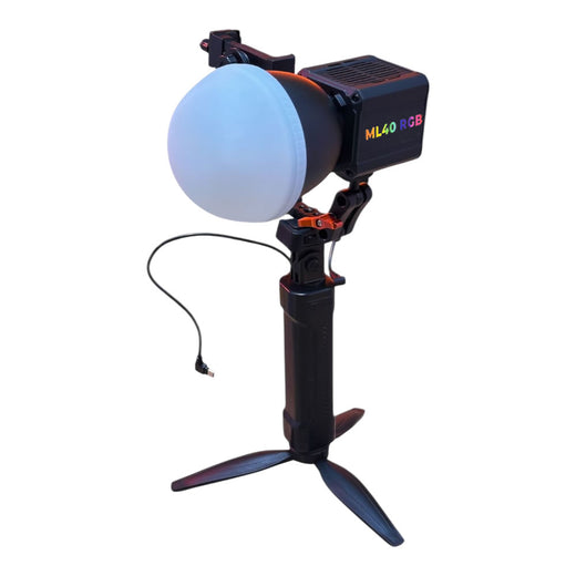 GDX ML40 RGB 40W Video Işık Seti 20800mAh Bataryalı Telefon Vlog YouTube Yayıncı Seti