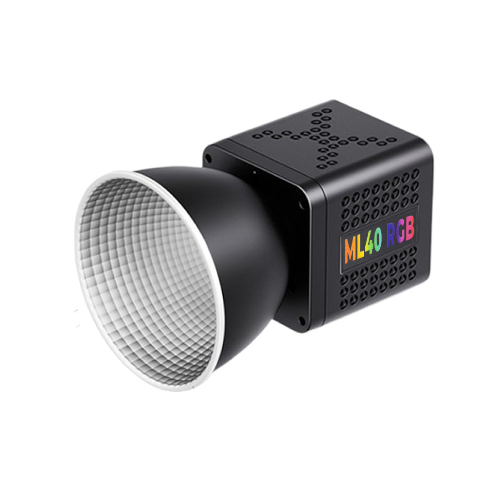 GDX ML40RGB 40W RGB COB Led Video Işığı Bataryalı 20 Efektli YouTube Vlog Işık Seti