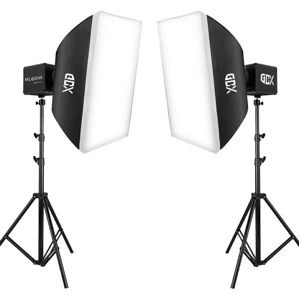 Gdx ML60 Bicolor 60x90 SoftBox Video ve Ürün Çekim İkili Işık Seti
