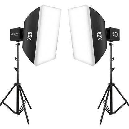 Gdx ML60 Bicolor 60x90 SoftBox Video ve Ürün Çekim İkili Işık Seti