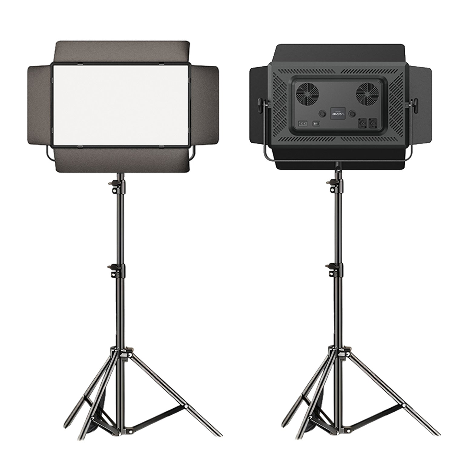 GDX P-750C II 500W Bicolor İkili LED Video Işığı Seti 2700K-6500K Ayak ve Taşıma Çantalı Tam Set