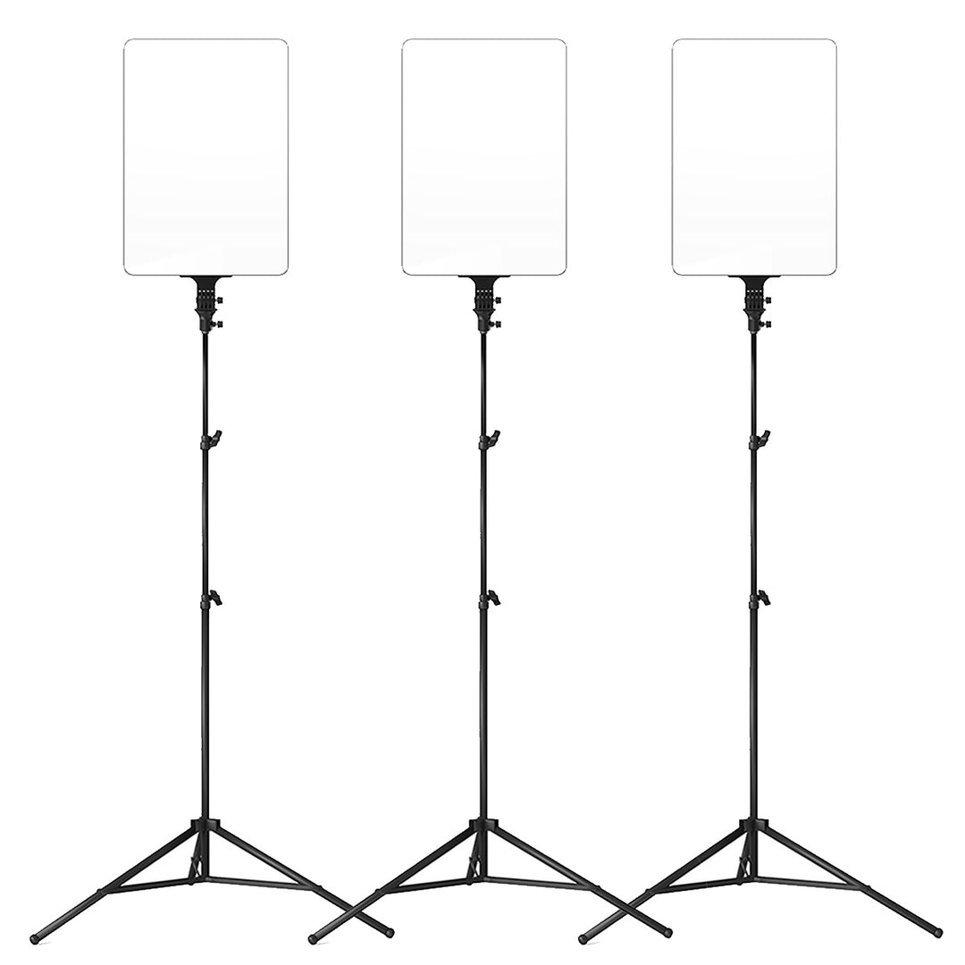 GDX P300TS 80W BiColor 3'lü LED Panel Işık Seti YouTube Röportaj ve Stüdyo Video Işığı