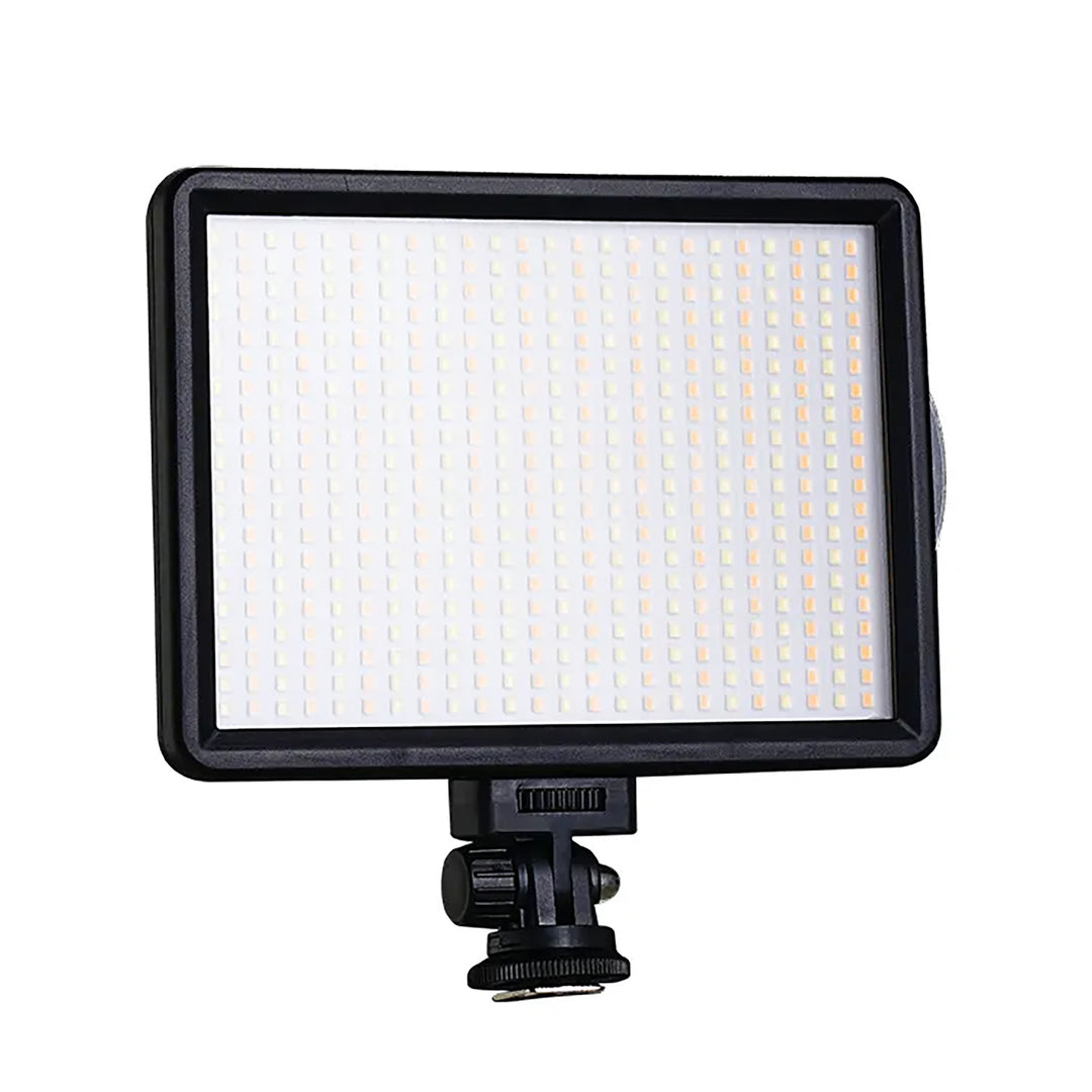 GDX PL500C II 20W Bi-Color Tasinabilir LED Video Panel Isigi (2700K-6500K, 500 LED, 8 FX Sahne Efekti, DC ve Batarya Destekli)