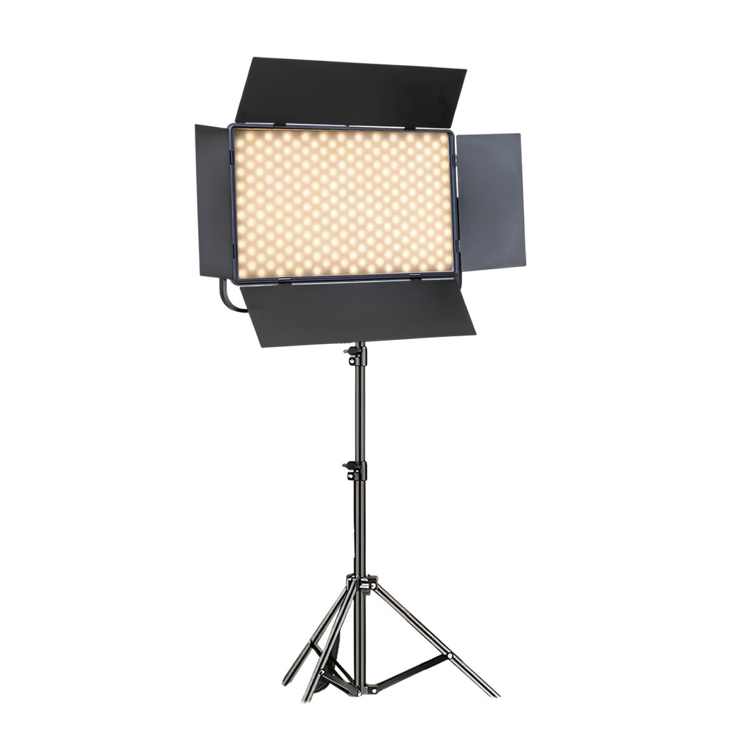 GDX P-750C II 250W Bicolor Panel LED Fotoğraf ve Video Işık Seti 2700K-6500K 260cm Işık Ayağı Sürekli Işık Tam Set