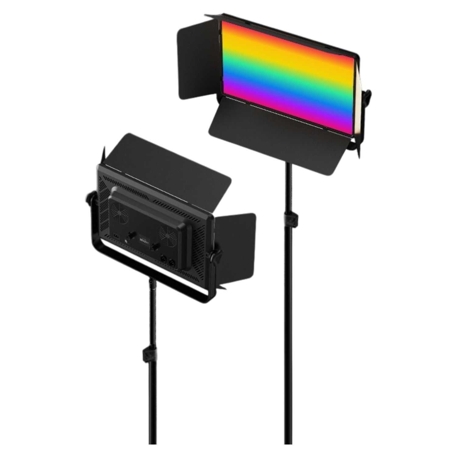 GDX P-750R II 300W RGB İkili Panel LED Fotoğraf ve Video Işık Seti 2700K-6500K 260cm Ayaklı Full Set