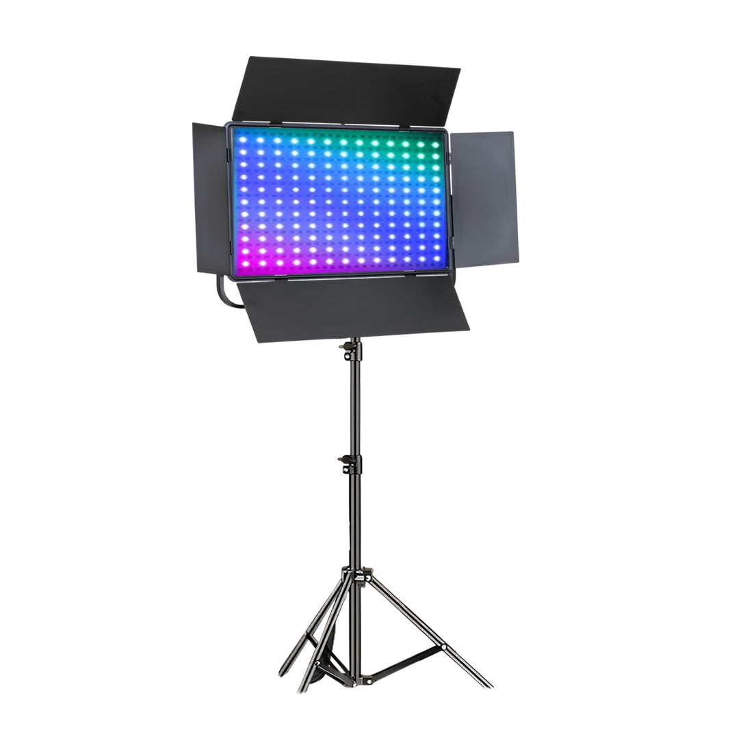 GDX P-750R II 150W RGB Panel LED Fotoğraf ve Video Işık Seti 2700K-6500K 260cm Ayaklı Sürekli Işık Tam Set