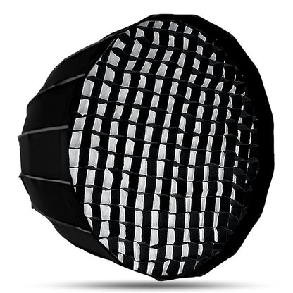 GDX Parabolic Gridli Softbox 120cm Kolay Kurulum YouTube, Reel ve Film Çekimleri İçin Profesyonel Softbox