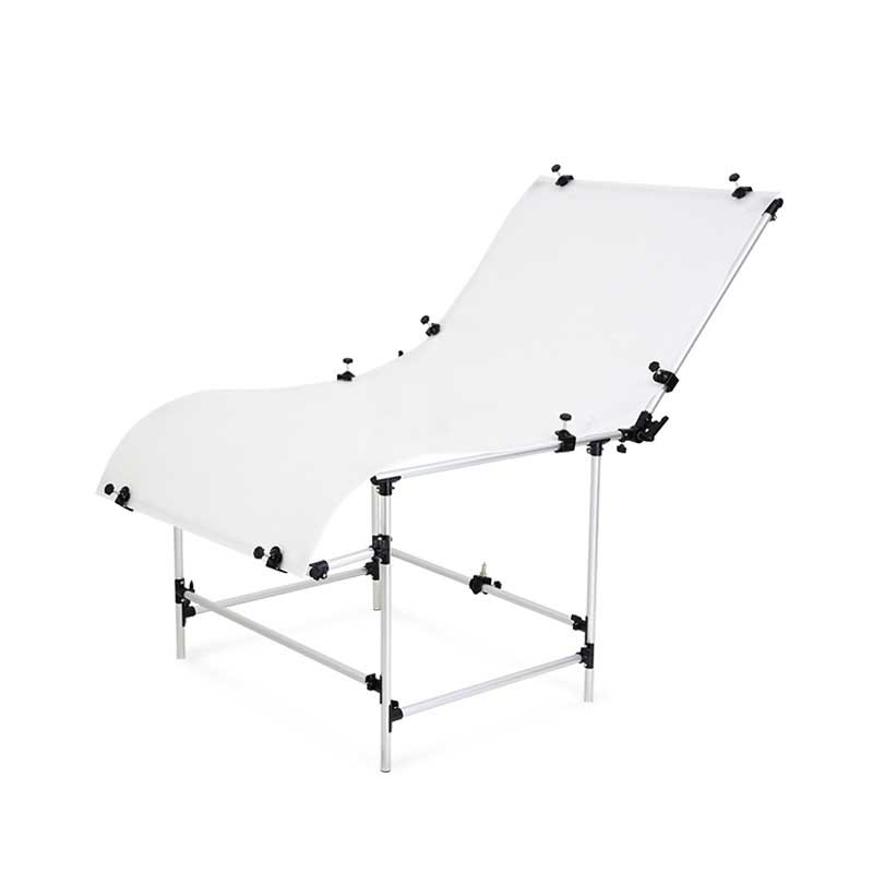 GDX 100x200 cm Ürün Çekim Masası Çift Taraflı Mat Parlak PVC Panelli Still Life Masa